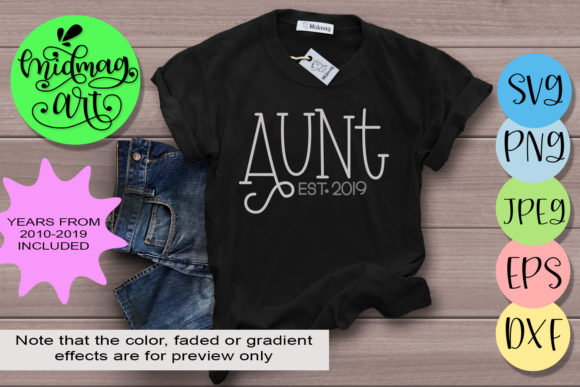 Aunt: A Versatile Graphic for T-Shirt Designs