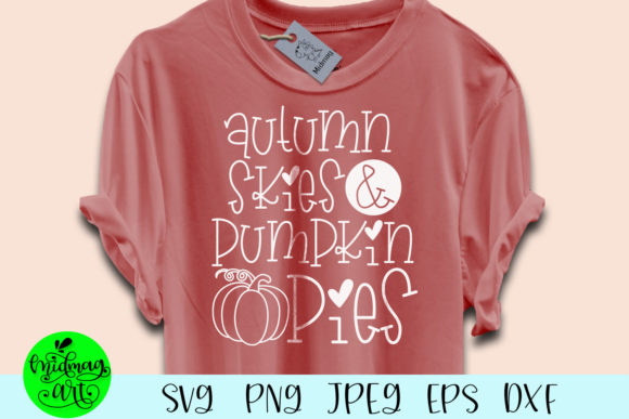 Autumn Skies and Pumpkin Pies: Perfect for T-Shirt Designs and Graphics