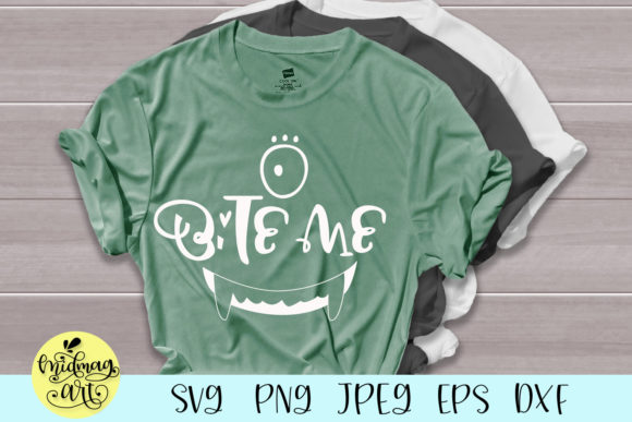 Bite Me Graphics: A Bold T-Shirt Design for Your Content