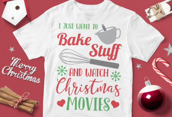 Charming I Just to Drink Hot Cream and Wacth Movi Graphics for T-Shirt Designs