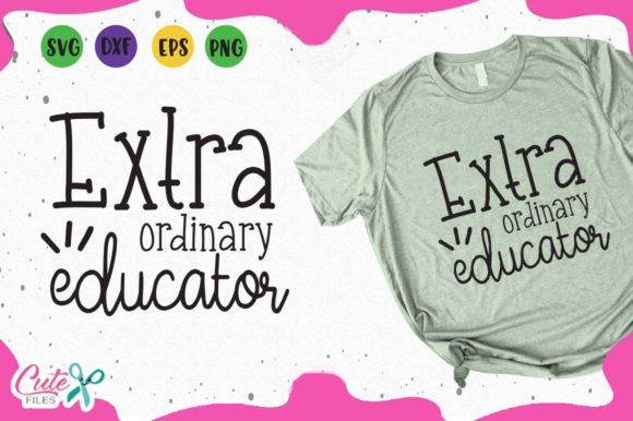 Extraordinary Educator: A Perfect Fit for Local Business Graphics