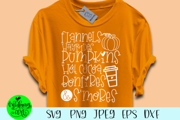 Flannels Hayrides Pumpkins Hot Cocoa: A Must for Fall T-Shirt Designs