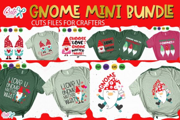 Gnomes Mini Bundle: Perfect for T-Shirt Designs and Graphics