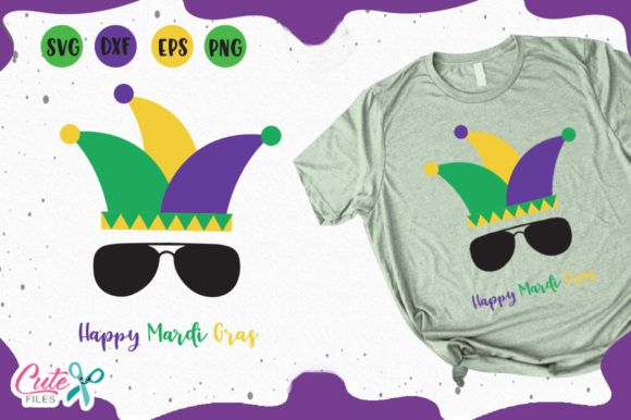 Happy Mardi Gras Graphics for T-Shirt Designs and More