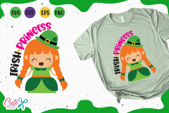 Irish Princess: A Versatile Graphic for T-Shirt Designs and More