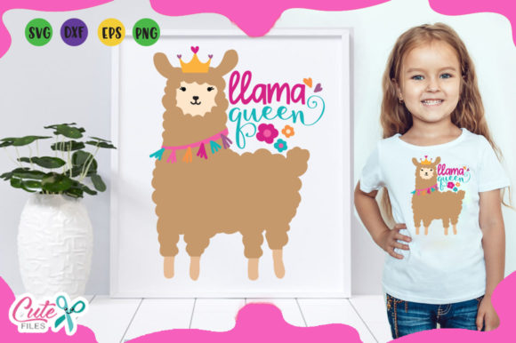 Llama Queen: A Charming Addition to Your Embroidery Collection