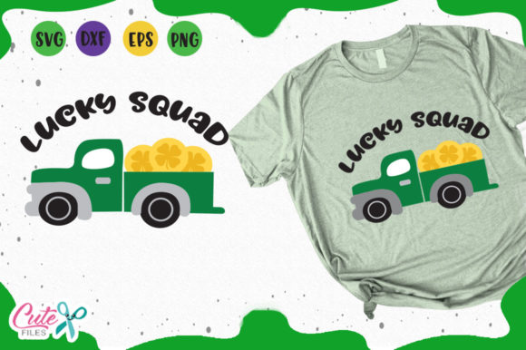 Lucky Squad: A Versatile Graphics Set for T-Shirt Designs and More
