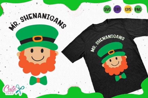 Mister Shenanigans: A Playful T-Shirt Designs Graphics Set