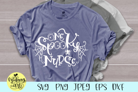 One Spooky Nurse: A Versatile Graphic for T-Shirt Designs