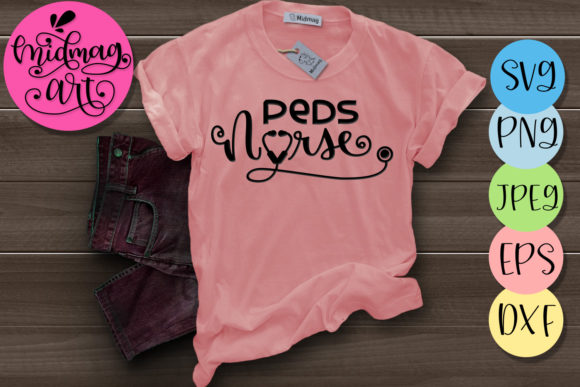 Peds Nurse, Nurse: A Versatile Graphic for T-Shirt Designs
