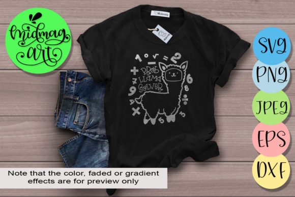 Prob Llama Solver: A Versatile Graphics Asset for T-Shirt Designs