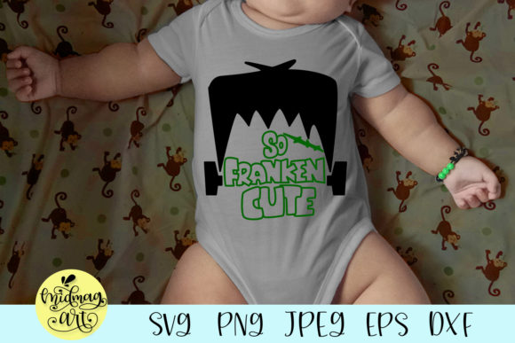 So Franken Cute: A Charming Addition to T-Shirt Designs and Graphics