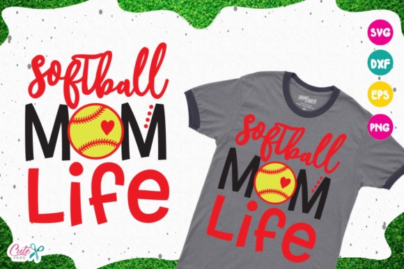 Softball Mom Life: A Must-Have for T-Shirt Designs