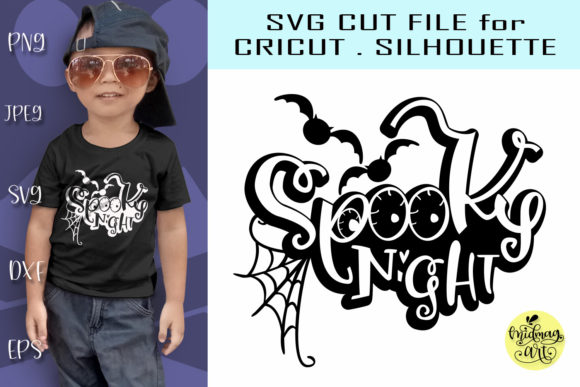 Spooky Night: A Versatile Graphic for T-Shirt Designs
