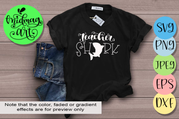 Teacher Shark Teacher Life: A Versatile T-Shirt Graphics Asset