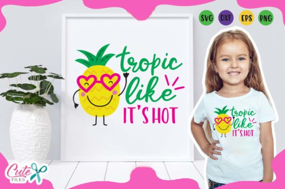 Tropic Like It's Hot: A Vibrant Graphics Set for T-Shirt Designs