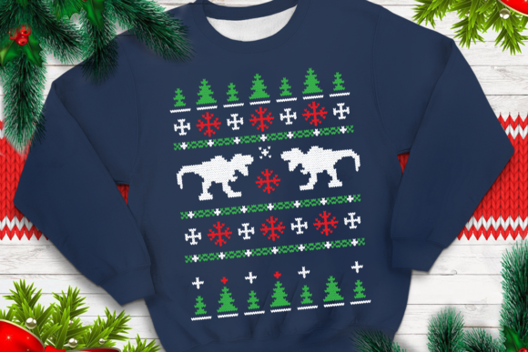 Ugly Sweater Template 29: A Creative Graphic for T-Shirt Designs